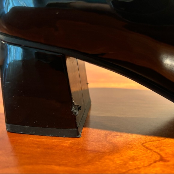 Tabitha Simmons Modist block heels in black patent with suede accents - Picture 11 of 11